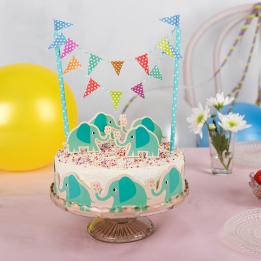 Elvis The Elephant Cake Bunting Kit