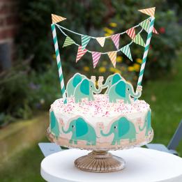 Elvis The Elephant Cake Bunting Kit