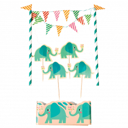 Elvis The Elephant Cake Bunting Kit