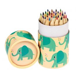 Elvis The Elephant Colouring Pencils (set Of 36)