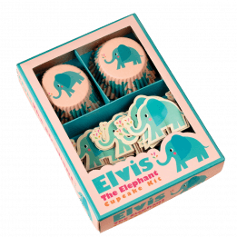 Elvis The Elephant Cupcake Kit
