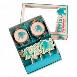 Elvis The Elephant Cupcake Kit