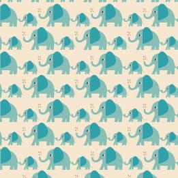 5 Sheets Of Elvis The Elephant Wrapping Paper