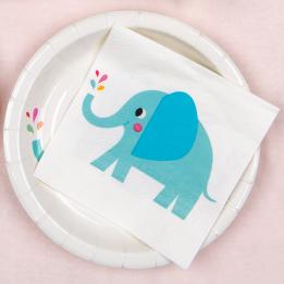 Elvis The Elephant Cocktail Napkins (pack Of 20)