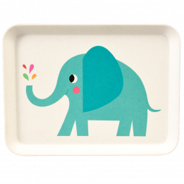 Elvis The Elephant Bamboo Tray