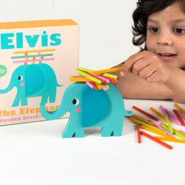 Elvis The Elephant Stacking Sticks Game