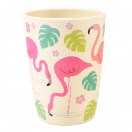 Flamingo Bay Bamboo Beaker