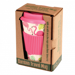 Flamingo Bay Bamboo Travel Mug