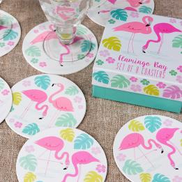 Flamingo Bay Coasters (set Of 8)
