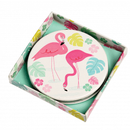 Flamingo Bay Compact Mirror