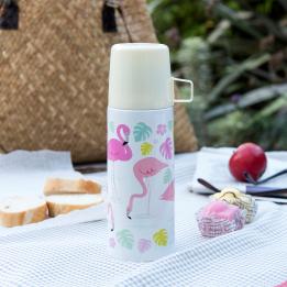 Flamingo Bay Flask And Cup
