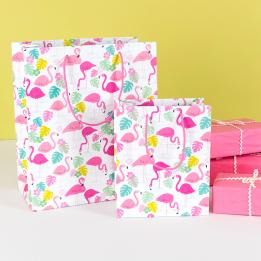 Large Flamingo Bay Gift Bag