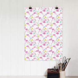 Flamingo Bay Wrapping Paper (5 Sheets)