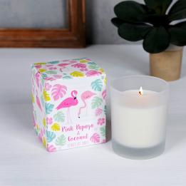 Flamingo Bay Boxed Scented Candle