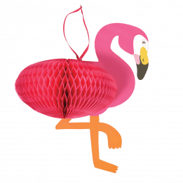 Flamingo Honeycomb Decoration