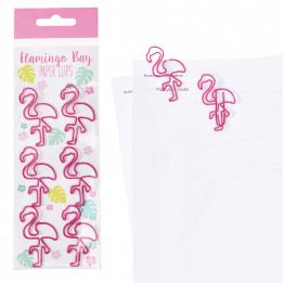 Flamingo Paper Clips (set Of 6)