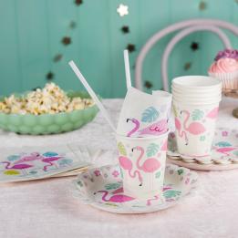 Flamingo Bay Paper Cups (set Of 8)