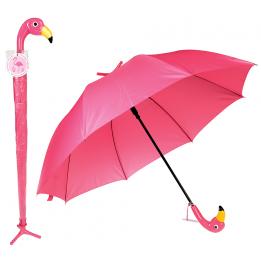 Flamingo Umbrella With Stand