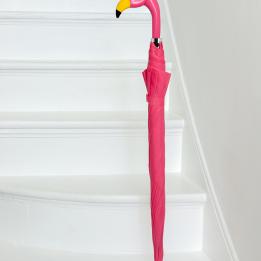 Flamingo Umbrella With Stand