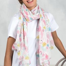 Flamingo Bay Cotton Scarf