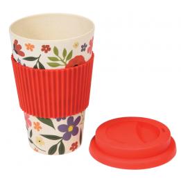 Summer Meadow Bamboo Travel Mug