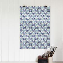 Folk Bird Wrapping Paper (5 Sheets)