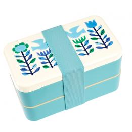 Folk Doves Adult Bento Box