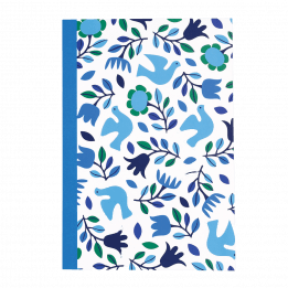 Folk Doves A5 Notebook
