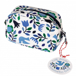 Folk Doves Make Up Bag