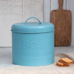 Forties Style Embossed Biscuit Tin