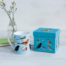 Garden Birds Mug In A Gift Box