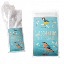 Garden Birds Rain Poncho