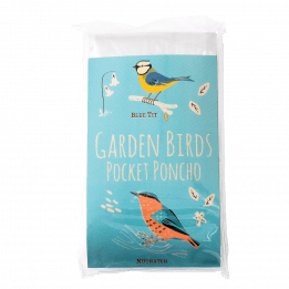 Garden Birds Rain Poncho