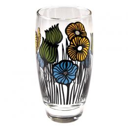 Garden Flower Drinking Glass