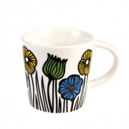 Garden Flowers Porcelain Mug