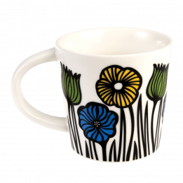 Garden Flowers Porcelain Mug