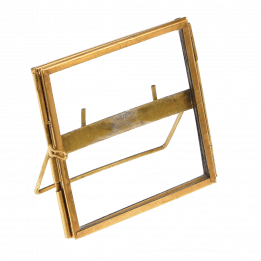 Standing Brass Frame 8x8cm