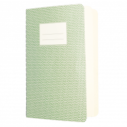 Green Abstract A5 Notebook