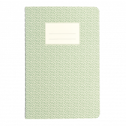 Green Abstract A5 Notebook