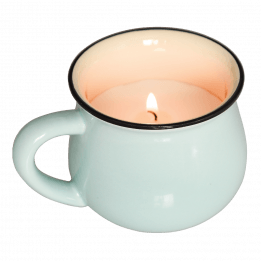 Green Scented Candle In A Mug