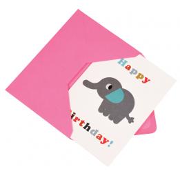 Happy Birthday Elephant Card