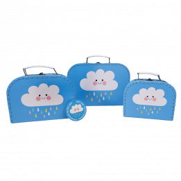 Happy Cloud Cases (set Of 3)