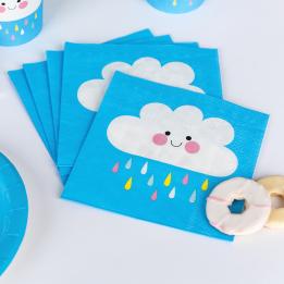 Happy Cloud Napkins (pack Of 20)