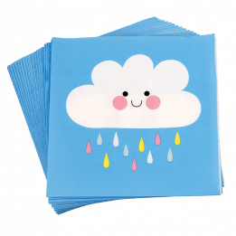 Happy Cloud Napkins (pack Of 20)