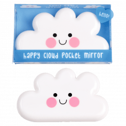 Happy Cloud Pocket Mirror