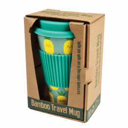 Hello Pineapple Bamboo Travel Mug