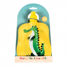 Harry The Crocodile Folding Water Bottle
