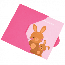 Hello Little One Bunny Card