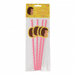 Honey The Hedgehog Party Straws