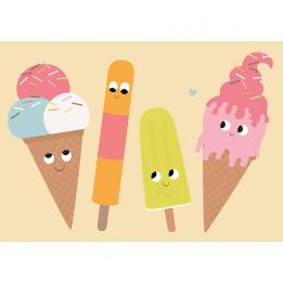 Ice Cream Friend Card